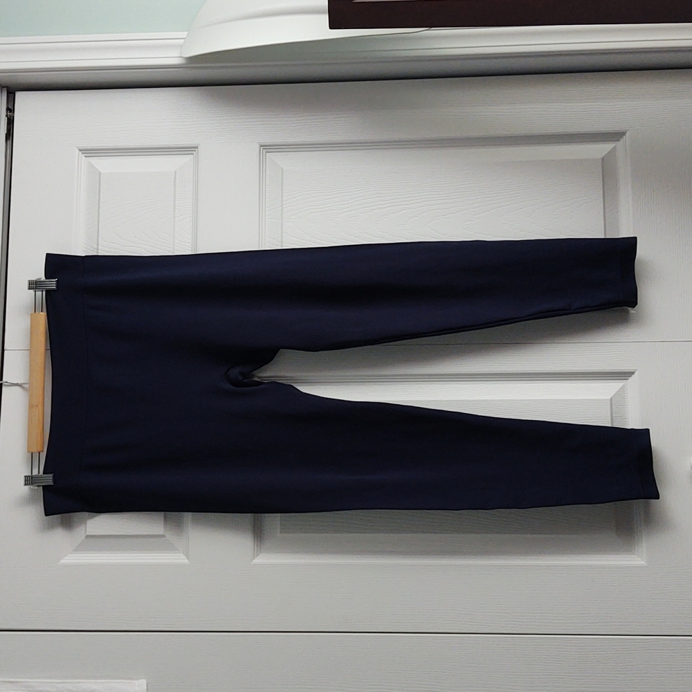 Colorful Navy Leggings - Fits 1X - EUC